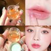 2 Bottles Sakura & Honey Lip Balm, Day & Night Repair Deep Moisture and Fade Lip Lines, Rich in Vitamin E & Cherry Blossom Extract Beeswax Essence Natural Lip Enhancer Care Sleeping Lip Mask