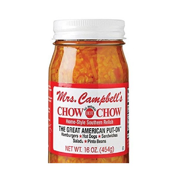 Mrs. Campbell's All Natural Hot Southern Chow Chow Relish by Mrs. Campbell's
