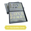 Better Me Love Bombs Kindness Cards - 111 Appreciation Cards & Gratitude Cards, Love Notes for Him & Just Because Gifts for Her, Valentines Day Gratitude Gifts (White & Gold)