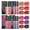 12 Pcs Matte Liquid Lipstick Set Lip Makeup, Glitter Diamond Shining Lip gloss 24 Hour Long Lasting Waterproof Halloween Makeup Lipsticks Gift Set for Women