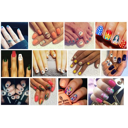 Baseball Stitches Water Nail Art Transfers Stickers Decals - Set of 26 - A1116