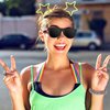 24 Pack 80's Style Neon Party Sunglasses - Fun Gift, Party Favors, Party Toys, Goody Bag Favors