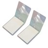 Makeup Palette Paper, 2PCS Liquid Foundation Palette Paper Disposable Makeup Coloring Paper with Mixing Stick Cosmetic Artist Mixing Palette Nail Art Palette for Painting Art Craft