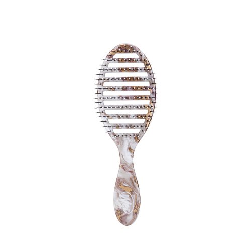 Wet Brush Speed Dry Hair Brush - Bronze (Metallic Marble) - Vented Design and Ultra Soft HeatFlex Bristles Are Blow Dry Safe With Ergonomic Handle Manages Tangle and Uncontrollable Hair - Pain-Free