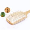 JYHY Keratin Oil Infused Natural Wooden Massage Hair paddle Brush/Beauty SPA Massager Massage Comb/Big Size Hair Detangler Brush Improve Hair Growth,White Wood Pins