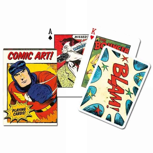 Piatnik 00 1616 Comic Art Playing Cards