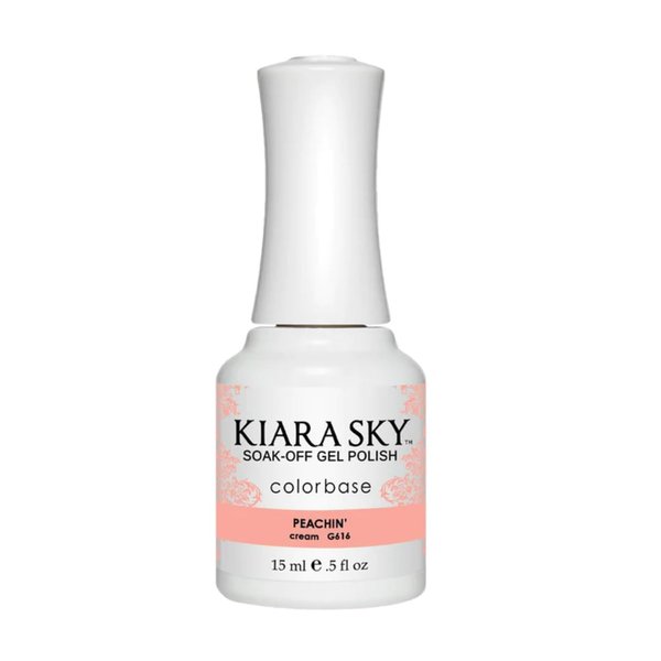 Kiara Sky Professional Nails LED UV Soak Off Gel Polish - Peachin G616 - (Pink Peachy Tones)