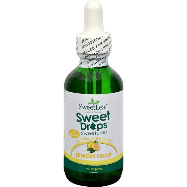 SweetLeaf Sweet Drops Lemon Drop Liquid Stevia Sweetener - Lemon Stevia Liquid, Zero Calories, Zero Sugar, Non-GMO, Gluten-Free, Keto Friendly, Lemon Stevia Drops - 2 Fl Oz
