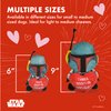 Star Wars Dog Toy Boba Fett Plush Squeaker| 6” Mandalorian Bounty on Your Heart Plush Squeaker Pet Toy | Star Wars Toy for Dogs Boba Fett Stuffed Animal 6 inch