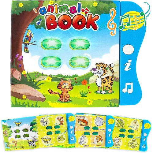 Animal Sounds Book: One Year Old Toys, Books for Toddlers, Books for 2 Year Olds | See and Say Learning | Kids Books 1-3 | Essential Learning Toys for 1+ Year Old