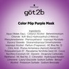 Got2B Color Pop Semi-Permanent Hair Color Mask, Purple, 5.1 oz