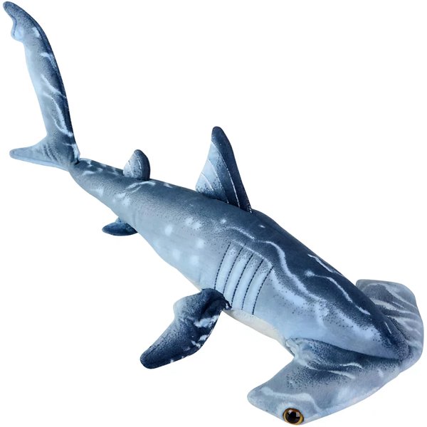 Adventure Planet Blue Printed Hammerhead Shark Plush Toy 24 Inches Long