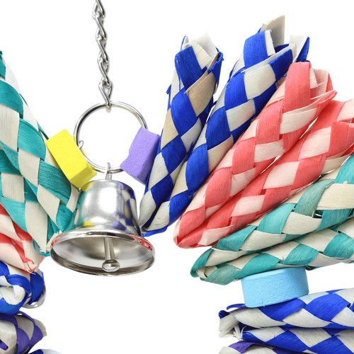 Bonka Bird Toys 1139 Shredburst Colorful Bamboo Shredding Parrot Parrotlet Cockatoo African Grey Amazon