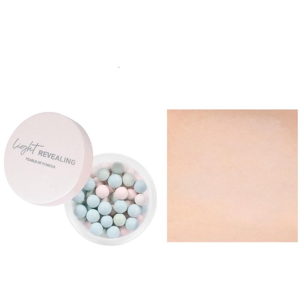 MAEPEOR Loose Face Powder 4 Colors Matte Oil-control Loose Setting Powder Smooth Lightweight and Poreless Finish Face Powder with Brush (Color 03)