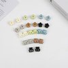 TEBIEKOY 24Pcs Small Hair Clips, Flower Hair Clip for Women Girls Kids Teens Mini Claw Clips Ponytail Clips Cute Tiny Hair Claw Clip Little Girl Hair Accessories for Toddlers