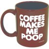 Funny Guy Mugs Coffee Makes Me Poop Ceramic Coffee Mug - 11oz - Ideal Funny Coffee Mug for Women and Men - Hilarious Novelty Coffee Cup with Witty Sayings