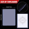 Card Sleeves Baseball Card Protectors Hard Plastic Top Loads for Cards 3 x 4 Inch Baseball Card Sleeves Trading Card Sleeves PVC Holder for Sports Baseball Football Game Cards (120 Pieces)