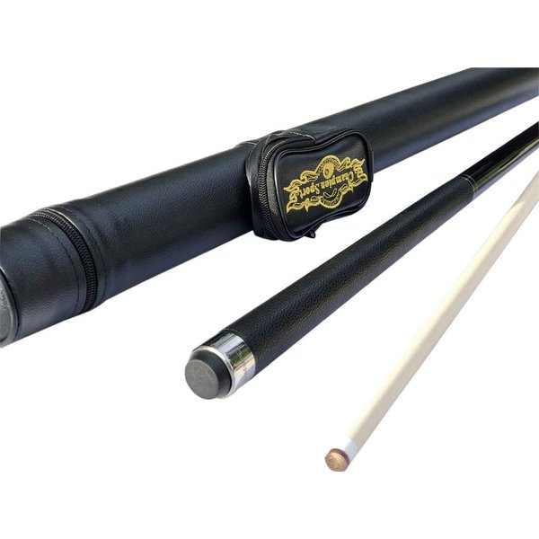Champion Dragon Pool Cue Stick with Predator Uniloc Joint, Low Deflection Shaft, Black or White case, Retail Price: $295.55 (11.75mm, Black cue 21oz with a Black case)