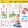 Building Blocks for Kids Ages 4-8 for Preschool Kids-60 Toys Blocks Set 6-12 Years Old to Create Various Shapes-Stimulating Different Toy for Children-Instruction Manual Included - Unique Gift