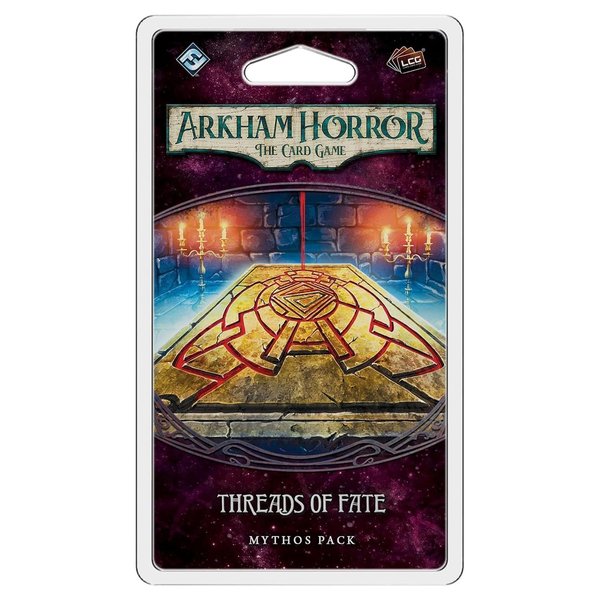 Arkham Horror The Card Game Threads of Fate MYTHOS PACK | Horror Game | Mystery Game | Cooperative Card Game | Ages 14+ | 1-2 Players | Average Playtime 1-2 Hours | Made by Fantasy Flight Games
