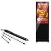 BoxWave Stylus Pen Compatible with JASZDOT Digital Signage Displays LCD 43' - EverTouch Capacitive Stylus, Fiber Tip Capacitive Stylus Pen - Jet Black