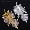 Framendino, 4 Pack Butterfly Tassel Hair Clips Flower Hair Clips Butterfly Pearl Hair Barrettes for Women