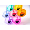 Professional Salon Hair Dye & Coloring Brush and Tint Bowl Set, 7 Rainbow Application Brushes and Mixing Bowls (Pastel Rainbowl)