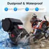 BlueFire 5V/2.1A Dual USB Charger Socket Waterproof Motorcycle Handlebar Clamp Power Adapter Charger USB Charging System with Cigarette Lighter Socket and Voltmeter for Phones/Tablets/GPS