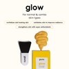Glorio GLOW: Rare Aztec Gold Clay Face Masks - 8 Week Beauty Set - Boost Radiance & Luminosity - Vitamin C, Indian Healing Clay, Facial Skin Care Spa Gift Set, Personal Self Care Skincare Women Men