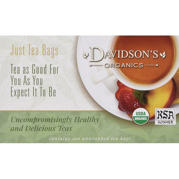 Davidson's Organics, Dragonwell Green, 100-count Unwrapped Tea Bags