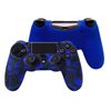 Hikfly Silicone Gel Controller Cover Skin Protector Compatible for Sony Playstation 4 PS4/PS4 Slim/PS4 Pro Controller (2X Controller Camouflage Cover with 8 x FPS Pro Thumb Grip Caps)(Red,Blue)