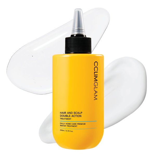 CCLIMGLAM Hair and Scalp Double Action Protein Water Treatment 200ml(6.76Fl.Oz), Deep Conditioner for Dry or Damaged Hair, Rinse out Moisturizing Hair Conditioner for Silky
