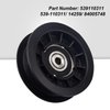 Karbay 539110311 Lawn Tractor Idler Pulley Replacement Compatible with Husqvarna Craftsman Poulan Zero-Turn Mower 14259 84005748-3/8" ID & 3-1/2" OD (1 Pack)