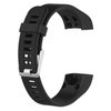 HUABAO Watch Strap Compatible with Garmin vivosmart HR+/ Approach X10/X40,Adjustable Silicone Sports Strap Replacement Band for Garmin vivosmart HR+/Approach X10/X40 Smart Watch (Black)