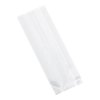 Restaurantware Bag Tek 3 x 1.3 x 8.3 Inch Gusset Bags 100 Heat Sealable Candy Bags - Food Safe Package Popcorn or Cookies Clear Plastic Treat Bags For Party Favors Snacks or Baked Goods
