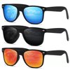 DEMIKOS Sunglasses Unisex Polarized Mens Sunglasses - Essential for Daily Life and Travel (heihui+binlan+heibai), Blue, Medium