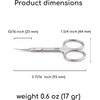 Professional Cuticle Scissors Maluk Medium