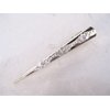Generic Silver tone metal filigree alligator hair claw clip clamp (Length: 5), 1 Count (Pack of 1)