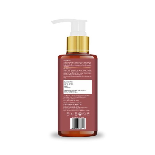 Unisaif Amla Shikakai Organic Hair Conditioner - Deep Conditioner for Dry Damaged Hair and Growth | Increase Shine & Silky Texture | Paraben & Sulphate Free | Silicon Free (100 ml)