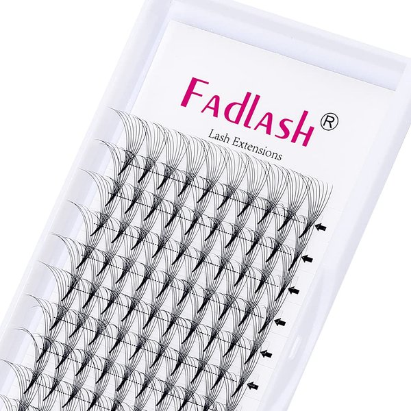 Premade Fans Eyelash Extensions 3D 5D 8D 0.07 0.10 Volume Lash Extensions C D Curl Premade Lash Fans Pro Ponit Middle Stem Volume Eyelashes (8D-0.07-C, 14mm)