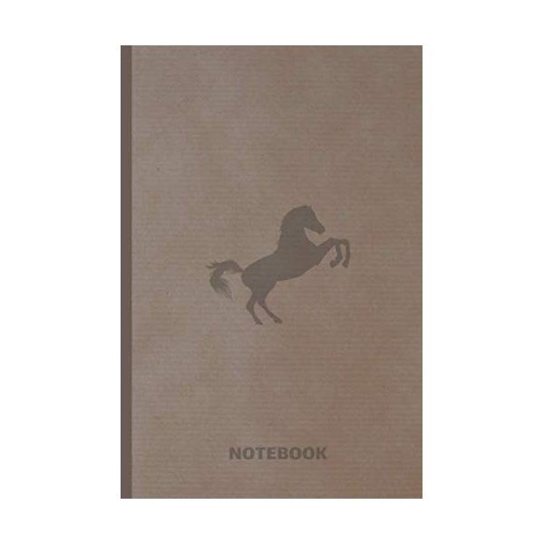 Horse Notebook: Animal Brown Notebook (Simple Notebook, Journal, Diary, 110 Pages, Lined, 6 x 9)