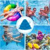 WLLEYAY 1.8 lbs Pool Filter Balls, New Upgrade Efficient Swimming Pool Filter Sand Alternative, Reusable Eco-Friendly Blue Filter Media Balls, Replace 70 lbs Filter Sand, Lasts for Several Seasons