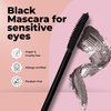 Sandstone Scandinavia Hypoallergenic Black Mascara for Sensitive Eyes - Smudge-Proof, Sweatproof, Lengthening Mascara with Intense Volume - Vegan, Allergy Friendly Mascaras