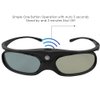 DLP Link 3D Glasses, ELEPHAS 144Hz Rechargeable Active Shutter Eyewear for Most DLP-Link 3D Projectors- Acer, ViewSonic, BenQ Vivitek, Optoma, Panasonic, Dell, Viewsonic (4 Pack)