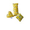 Honey Bee Catnip Pillow Toy Kicker. Made with Organic Catnip (1 of each shape)