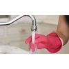 Casabella Premium Waterblock Cleaning Gloves - 2 PAIR (4 Gloves) Pink - Medium