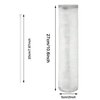 24 Pieces Lint Traps Washing Machine Stainless Steel Lint Snare Traps Laundry Mesh Washer Hose Filter with 24 Pcs Cable Ties