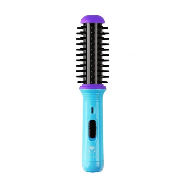 Calista GoGo Mini Round Brush, Compact Touch-Up Styling Tool (Berry Burst)