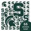 Desert Cactus Michigan State University Stickers Spartans MSU Vinyl Decals Laptop Water Bottle Car Scrapbook11.39x8.94 T1 (Type 1-1)