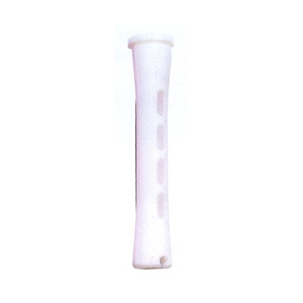Diane Long Cold Wave Rods with Rubber Bands for Hair Curling and Perm Styling - White - DCW4 - 3 Dozen (36 pcs)